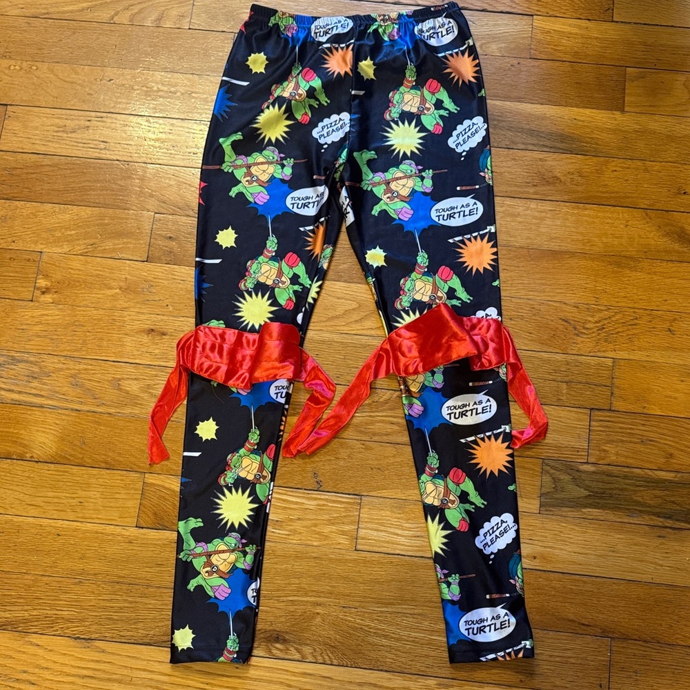 Nickelodeon Teenage Mutant Ninja Turtles Halloween Leggings size S